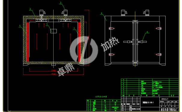 防爆烘箱CAD圖